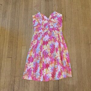 Diane vonFurstenberg Silk Pleated Dress